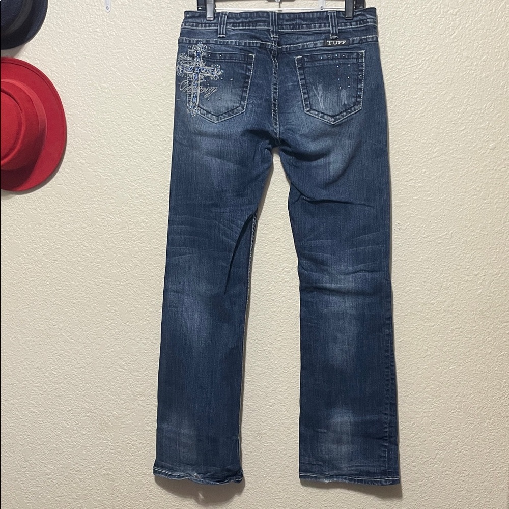 Cowgirl Tuff Women's Blue Victory Denim Jeans. Good Condition. Size 30. - Picture 6 of 15